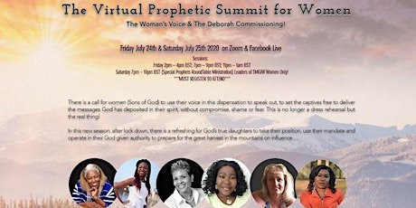 Primaire afbeelding van The Virtual Prophetic Summit for Women Donations