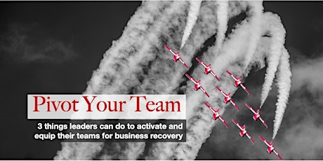 Pivot Your Team: Accelerate Business Recovery with An Aligned & Armed Team primary image