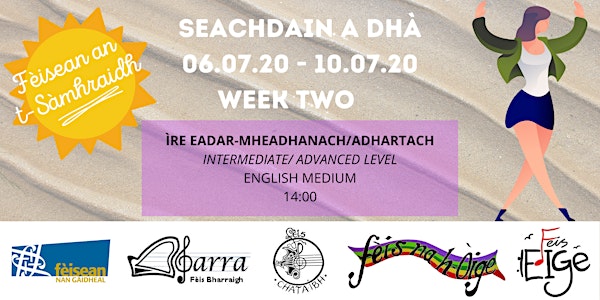 Dannsa-Gàidhealach - Eadar-m/Adhartach | Int/Advanced Highland Dancing