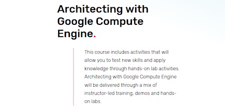 Architecting with Google Compute Engine primary image