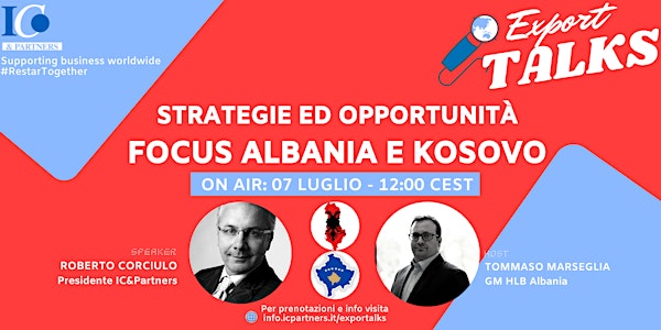 Export Talks - Focus Albania e Kosovo