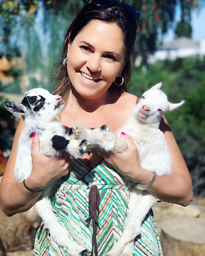 Baby Goat Yoga: Play with Baby Goats, Mini Donkey, Chickens and Pig! image