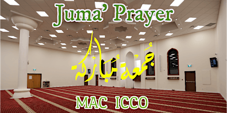 ICCO Juma' Prayer Registration - June  26, 2020 primary image