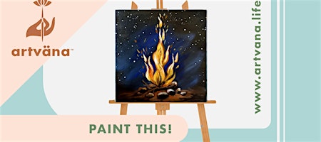 Artvana Paint & Sip class at Bertoglios Pizza in Yelm August 2025 image