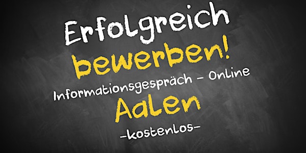 Bewerbungscoaching Online kostenfrei - Infos - AVGS Aalen