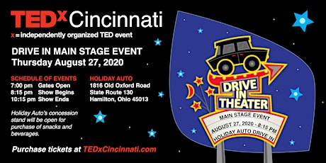 TEDxCincinnati Drive-In Main Stage Event primary image