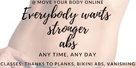 ABS at Move Your Body Online primary image