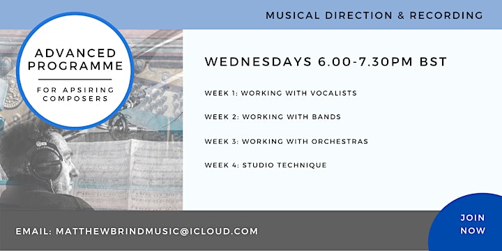ADVANCED PROGRAMME - Musical direction & recording image
