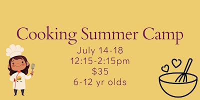 Summer Cooking Camp at Parkside primary image