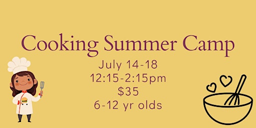 Image principale de Summer Cooking Camp at Parkside