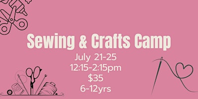Summer Sewing & Crafts Camp at Parkside primary image