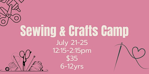 Primaire afbeelding van Summer Sewing & Crafts Camp at Parkside