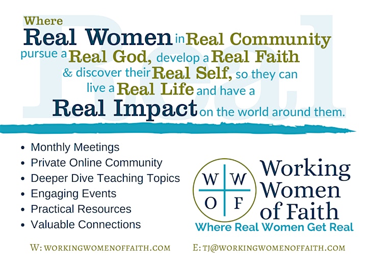 Working Women of Faith-Flourish Chapter Launch Event image