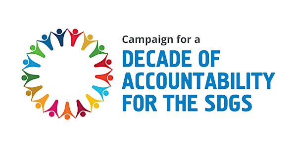 Supporting a Campaign for a Decade of Accountability for the SDGs