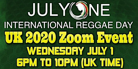 International Reggae Day London, UK Livestream primary image