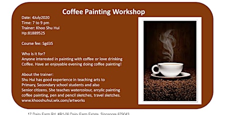 Coffee Painting Workshop primary image