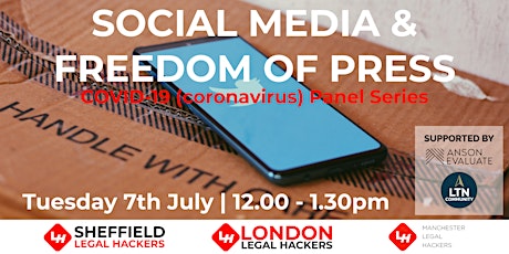 COVID-19 (coronavirus) Panel Series - Social Media & Freedom of Press primary image