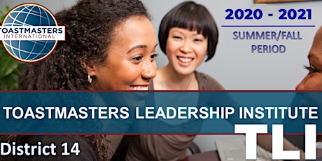 2020 Summer TLI (Toastmasters Leadership Institute) - Hosted by Division G primary image