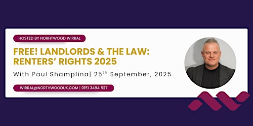 Image principale de FREE EVENT Landlords & The Law: Renters' Rights 2025