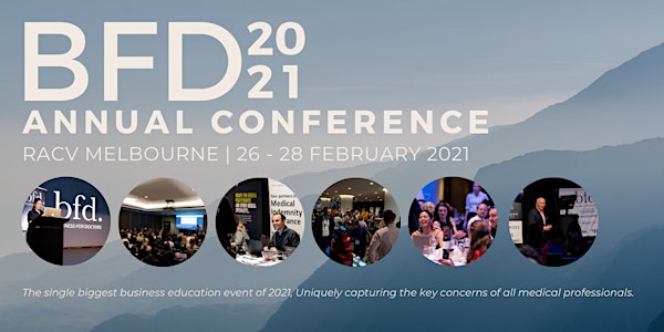 BFD Conference 2021 - Melbourne