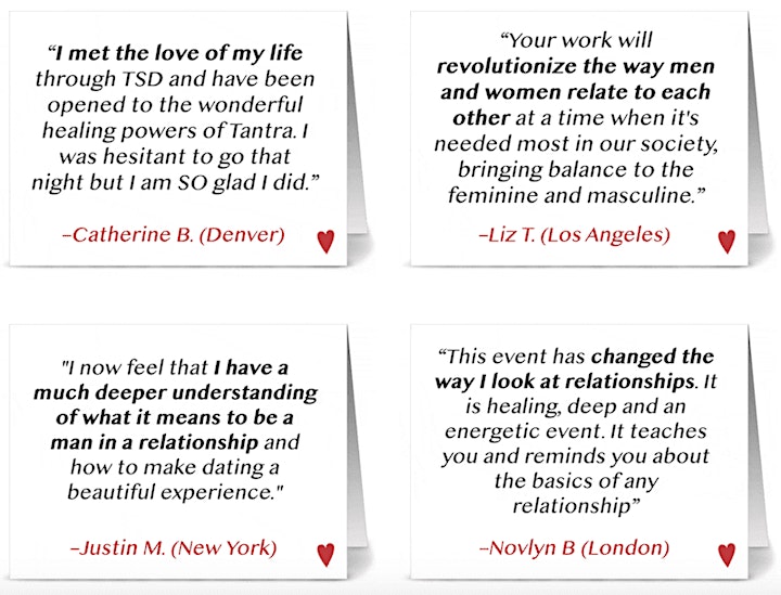 Tantra Speed Date® - Boston!  (In-Person Conscious Dating Event) image
