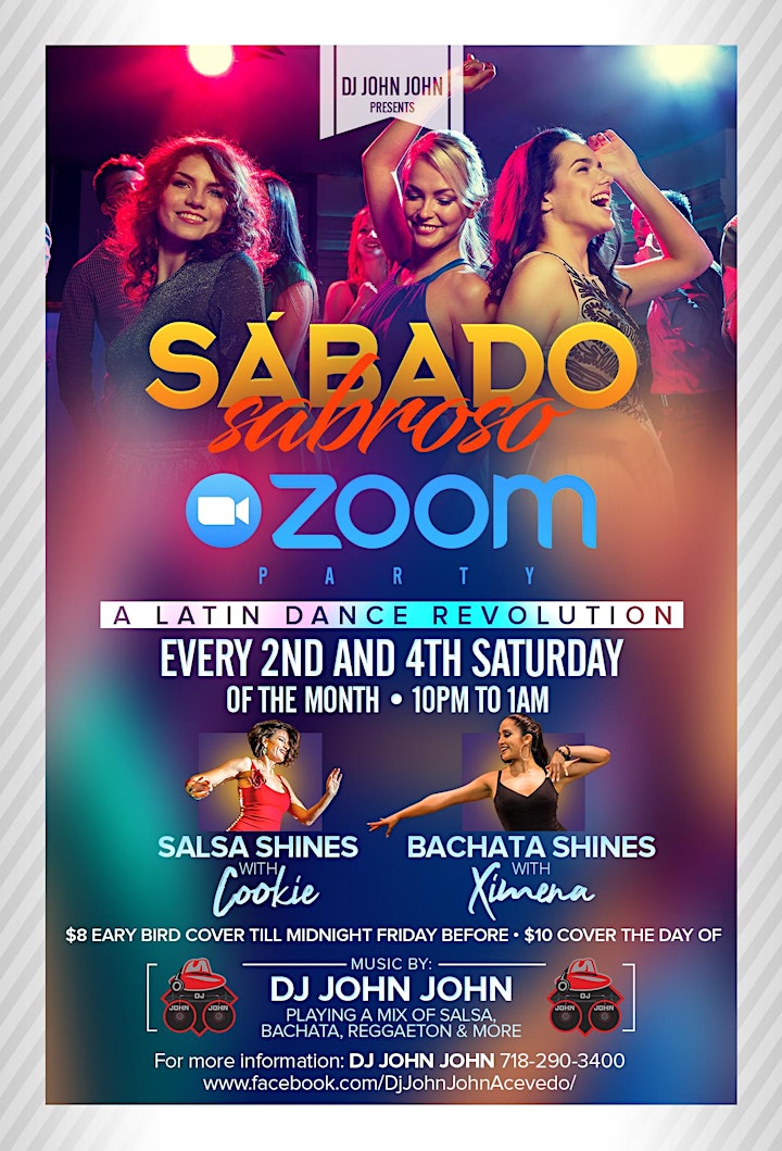 SÁBADO Sabroso ZOOM Party - The Latin Dance REVOLUTION is back! image
