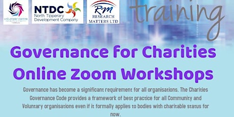 Governance For Charities - Online Zoom Workshops primary image