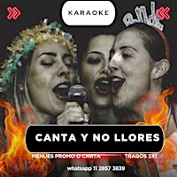 Afiche de Canta y no llores cantobar karaoke