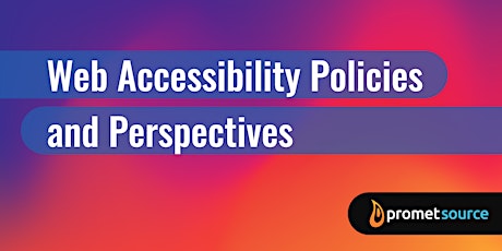 Hauptbild für Web Accessibility Policies and Perspectives (1 Day)