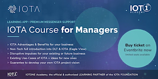 IOTA Course for Managers // Learning App with Premium Support