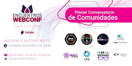 Imagen principal de #EncuentrosWebConf: Primer Conversatorio de Comunidades
