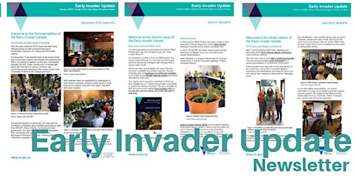 Subscribe FREE to "Early Invader Weeds Update" WESI newsletter primary image