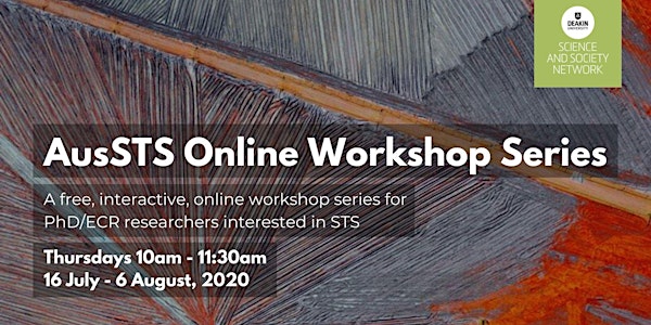 AusSTS 2020 Online Workshop Series: Digital Life as an Archive