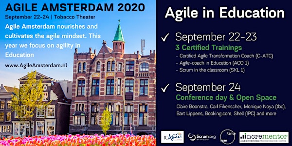 AGILE AMSTERDAM 2020 | 09.22 - 09.24 | Conference, Workshops and Open Space
