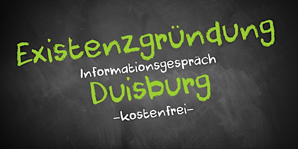 Existenzgründung AVGS Duisburg - Online kostenfrei - Infos