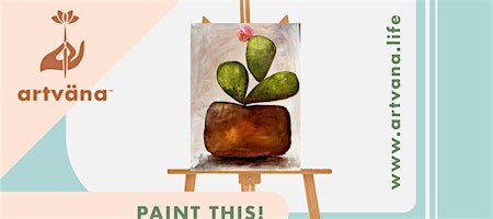 Artvana Paint & Sip at the 15% Board Game Cafe Tacoma August 2025 image