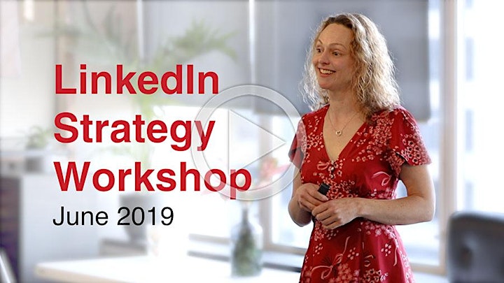 LIVE ONLINE Masterclass - LinkedIn & Content Strategy image