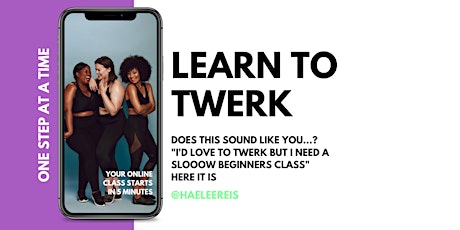 Wednesday Twerk Class - 100% Beginners primary image