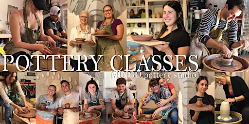 POTTERY CLASS -Pottery wheel  for beginners ( 2 hour) WEEKEND primary image