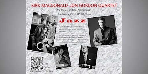 Kirk MacDonald // Jon Gordon Quartet primary image