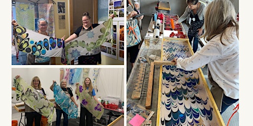 Image principale de Create a Silk Scarf, SIP & CREATE Workshop- WEST KELOWNA