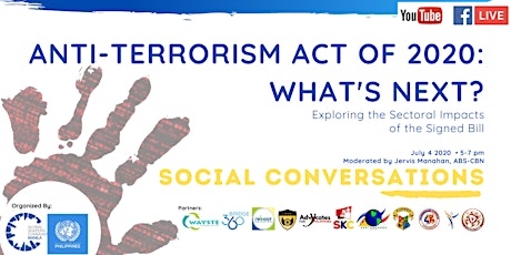 SOCIAL CONVERSATIONS: Anti-Terrorism Act of 2020 primary image
