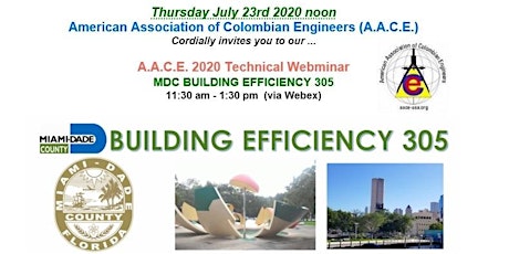 Imagen principal de AACE 2020 Webminar  Tech Talk            MDC Building Efficiency 305
