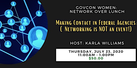 Making Contact in Federal Agencies: (Networking is NOT an event!) primary image