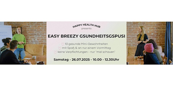 Easy Breezy Gsundheitsgspusi