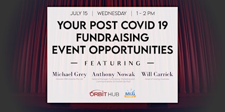 Your Post Covid 19 Fundraising Event Opportunities primary image