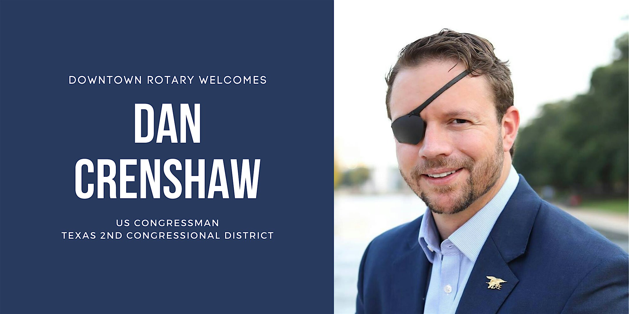 Downtown Rotary Welcomes U.S. Congressman Dan Crenshaw