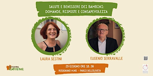 Image principale de SALUTE E BENESSERE DEI BAMBINI: DOMANDE, RISPOSTE E CONSAPEVOLEZZA