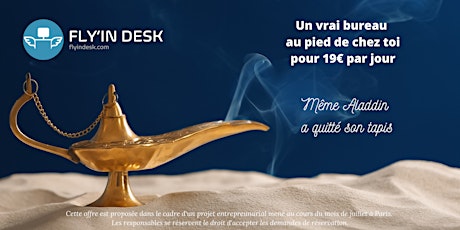 Image principale de Fly'in Desk - réservation à la journée - été 2020