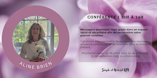 Image principale de Conférence - Aline Brien